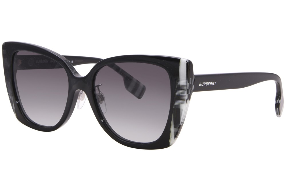 Burberry Meryl BE4393F 40518G Sunglasses Women's Black/Grey Gradient 54mm