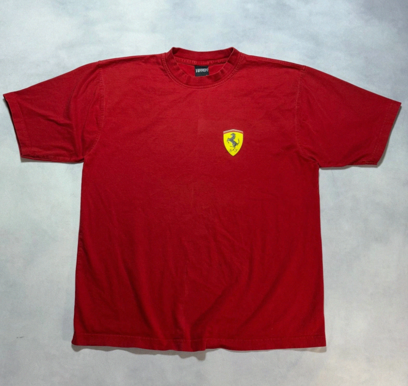 Vintage 90's Ferrari Racing Formula 1 T-Shirt Men's S-3XL Red Graphic Tee F1