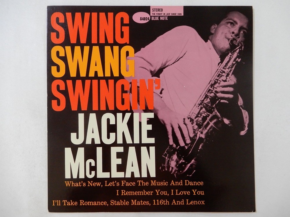 Jackie McLean Swing, Swang, Swingin' Blue Note GXK 8081 Japan  VINYL LP