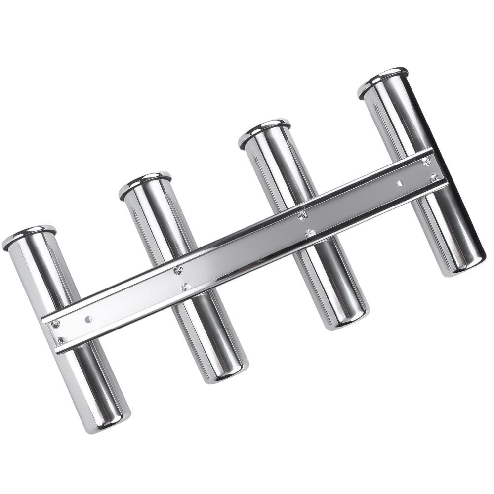 Fishing Boat Rod Holder  Stainless Steel 4 Tubes Link for Marine Yacht 4 Rod Pod