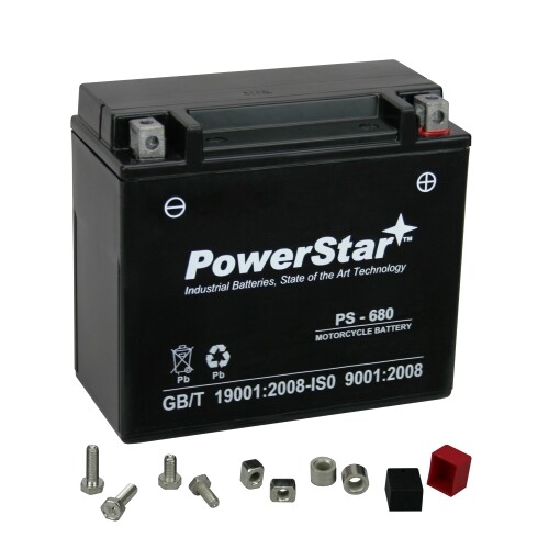 YTX20L-BS Motorcycle Battery for Harley Davidson FLSTC Heritage Softail Classic