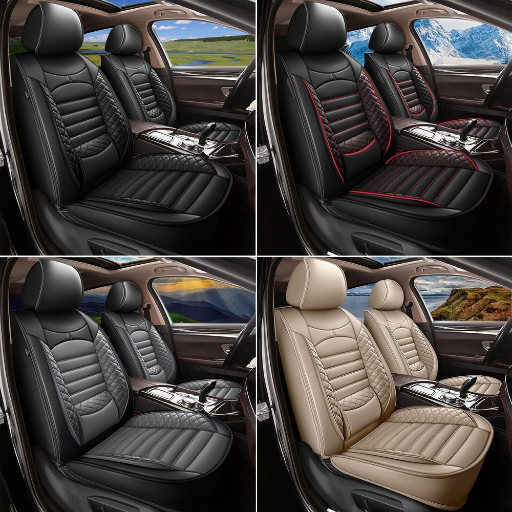 Seat Covers Leather Waterproof Automotive Seat Protector For Nissan (2/5 Seats)