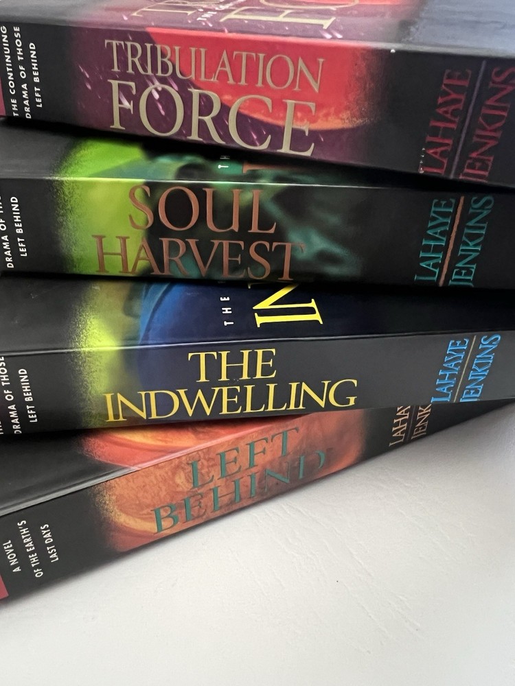 Left behind Series 4 Books LaHaye Jenkins Lot Christian Religious Collection