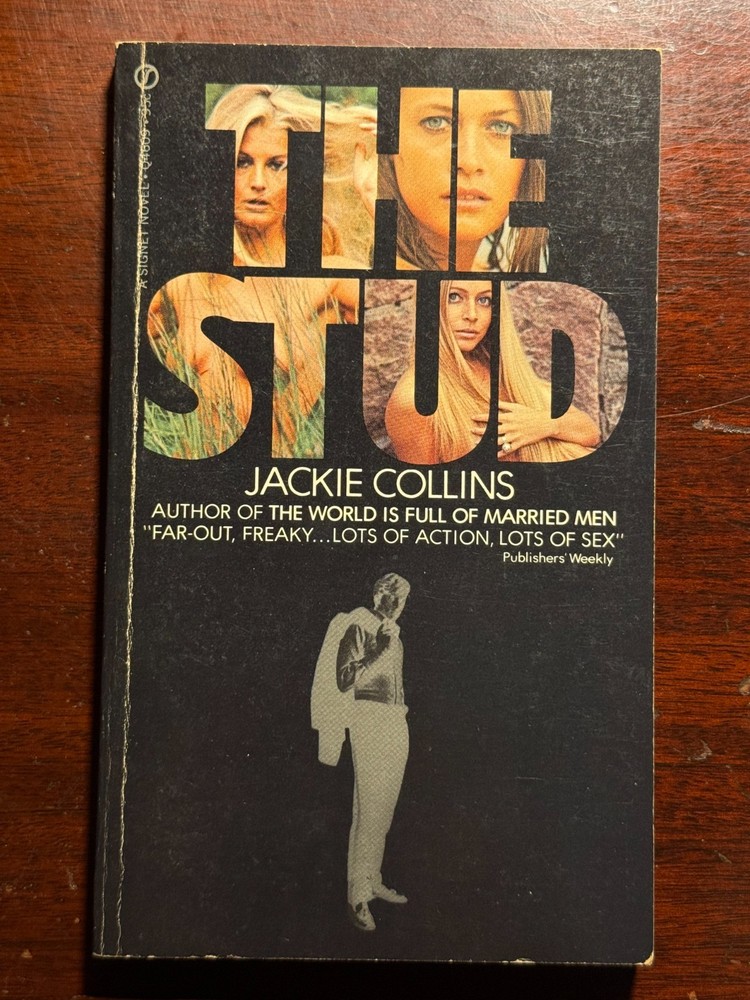The Stud Jackie Collins Signet 1971 1970s Vtg PB Book