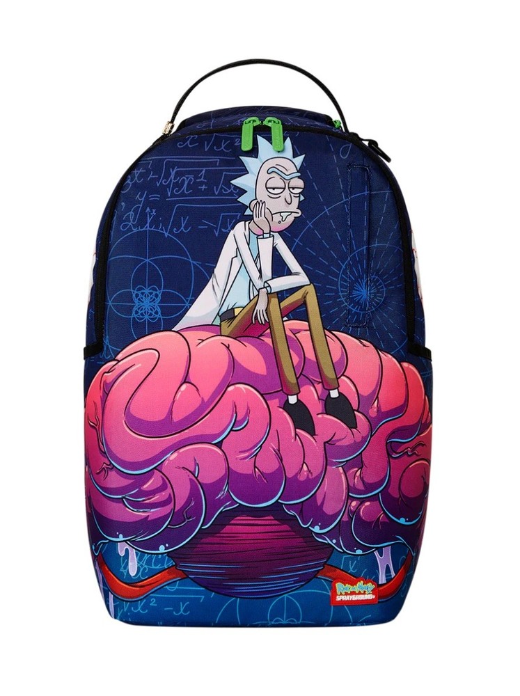 NEW SPRAYGROUND RICK & MORTY BRAIN SHARK DLXV BACKPACK LIMITED EDITION BOOKBAG