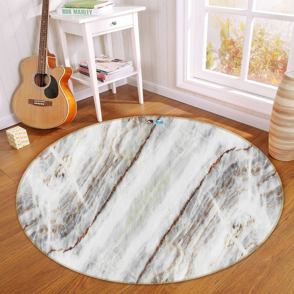 3D Marble Texture NAO5992 Game Rug Mat Elegant Photo Carpet Mat Fay