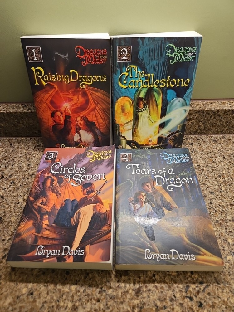 Dragons In Our Midst series 1-4 set Large Paperback lot Bryan Davis