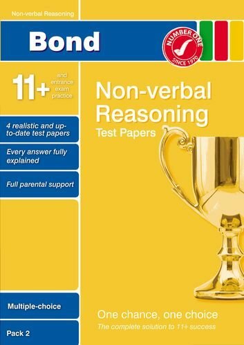 Bond 11+ Test Papers Non-Verbal Reasoning Multip... by Primrose, Alison Pamphlet