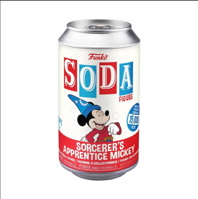 Limited Edition Sorcerer's Apprentice Mickey Funko Soda Figure
