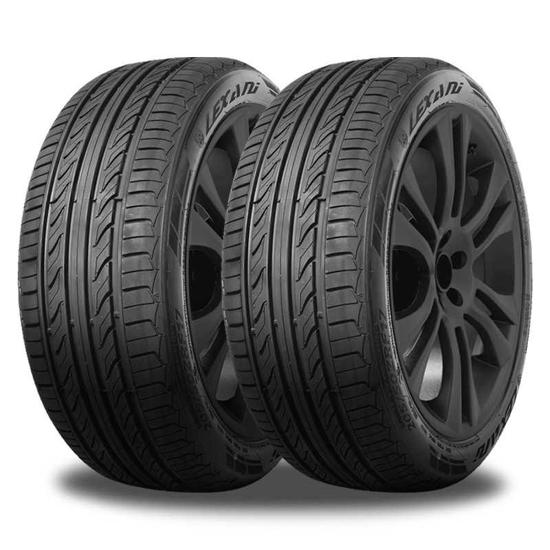 2 Lexani RFX 195/55R16 87V All Season Performance Run Flat Tires 500AA
