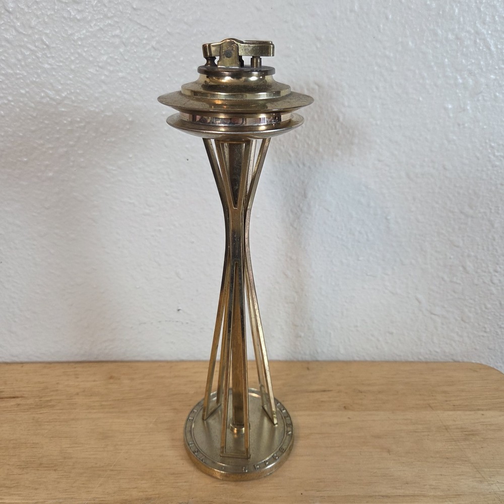 1962 Seattle Space Needle World's Fair Vintage Table Lighter
