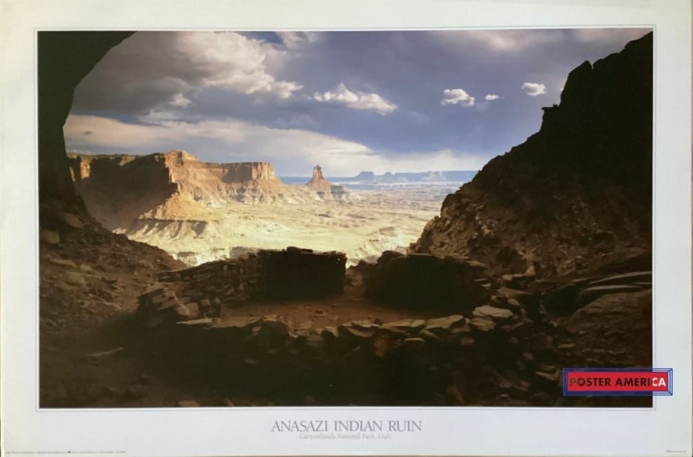 663948 Anasazi Indian Ruin Canyonlands Park Utah Vintage 1992 Poster