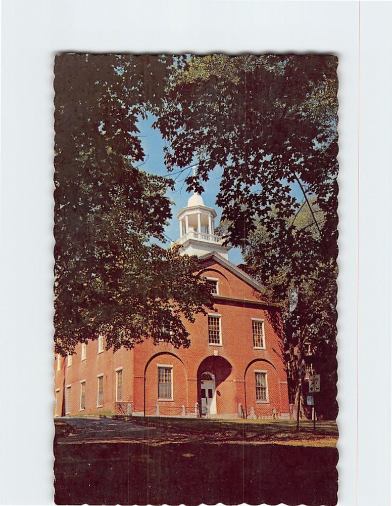 Postcard Old Court House Wiscasset Maine USA