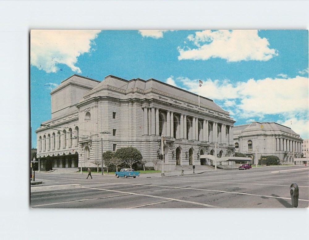Postcard Municipal Opera House San Francisco California USA