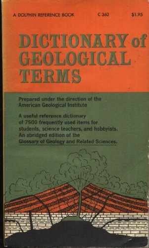 Dictionary of - Paperback, by american-geological-institute - Acceptable n