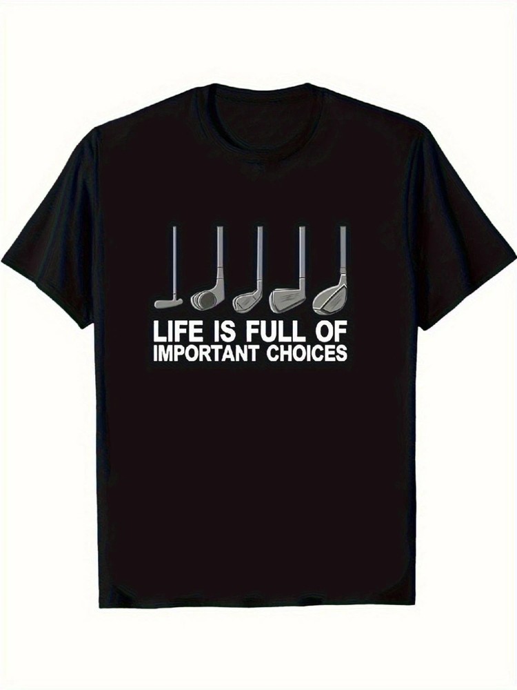 Retro Golf T Shirt Funny Golfer Slogan Club Graphic Casual Sport Gift Tee