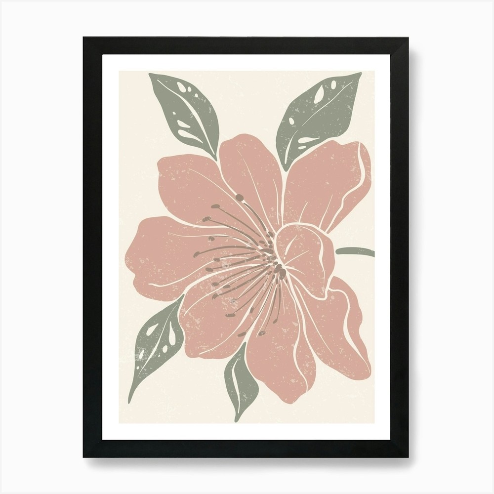 Lilac Flower Art Print Framed Wall Art Poster Canvas Print Picture