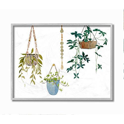 Hanging Plant Vines Modern Greenery Watercolor, Designed by Melissa Wall Art,...