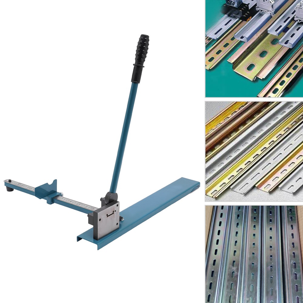 Precision Manual Rail Cutter for Aluminum Guide Rails with Measuring Ruler