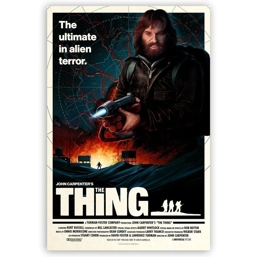 The Thing by Matt Ferguson xx/325 Screen Print Movie Art Poster Mondo Artist