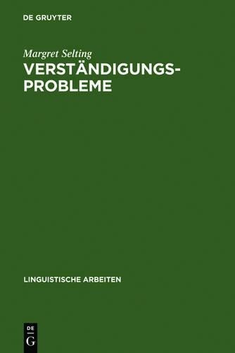 Margret Selting Verständigungsprobleme (Hardback)