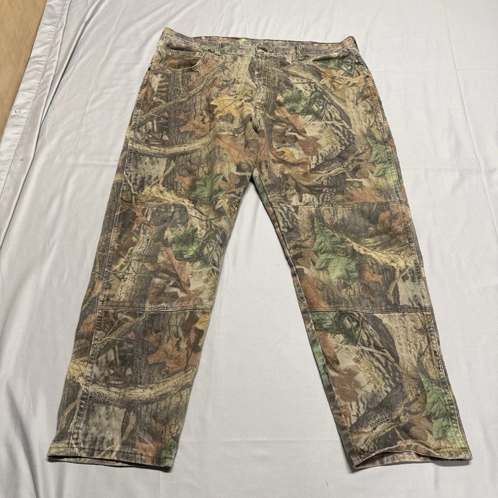 Vintage Wrangler Double Knee Realtree Camo Pants Men's 42x30 VTG