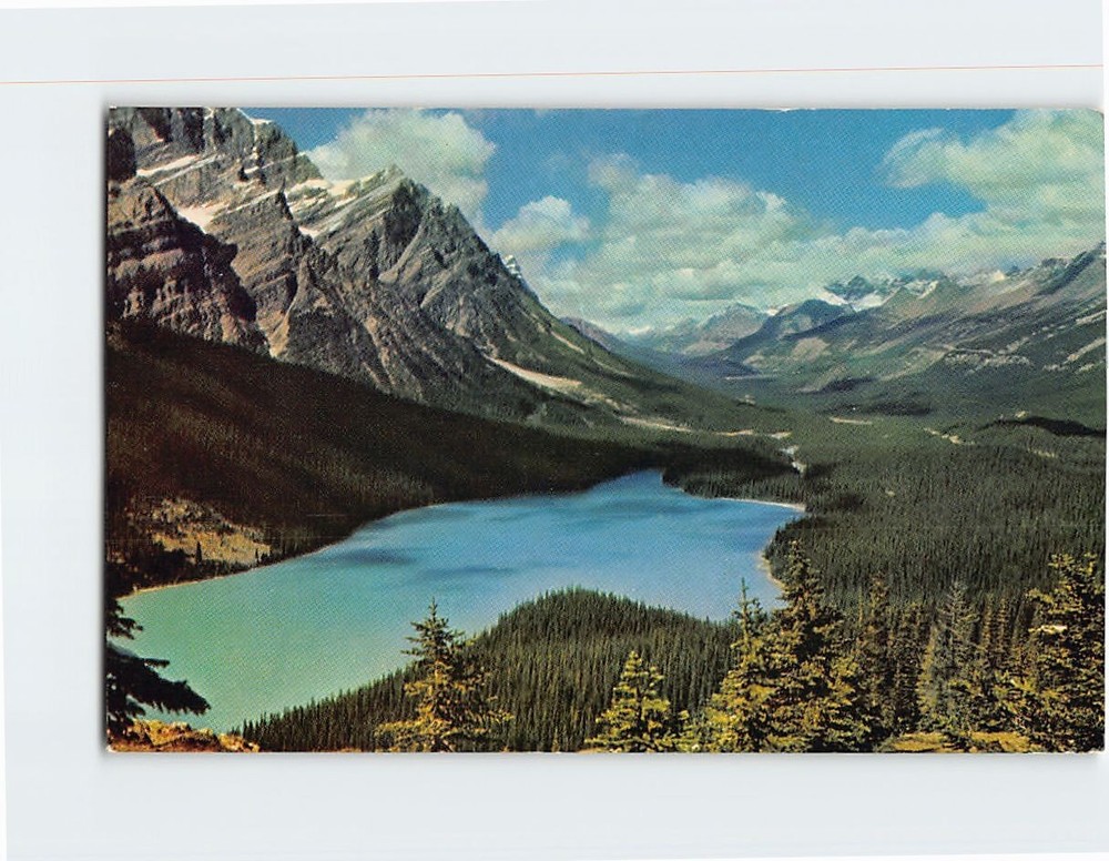 Postcard Peyto Lake Canadian Rockies Canada