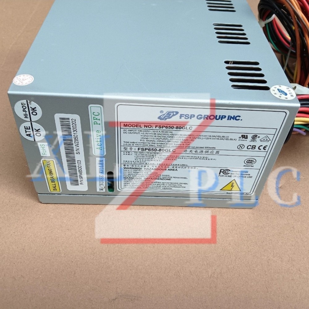 1PCS New FSP FSP650-80GLC Industrial control computer power supply In Box*