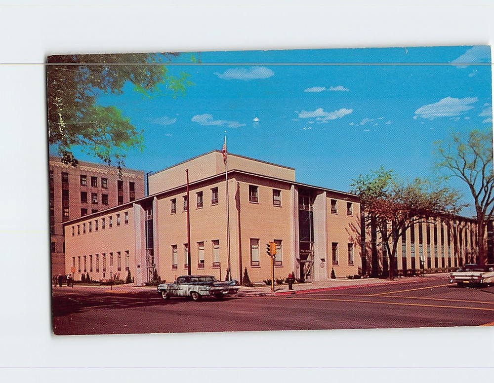 Postcard Post Office Green Bay Wisconsin USA