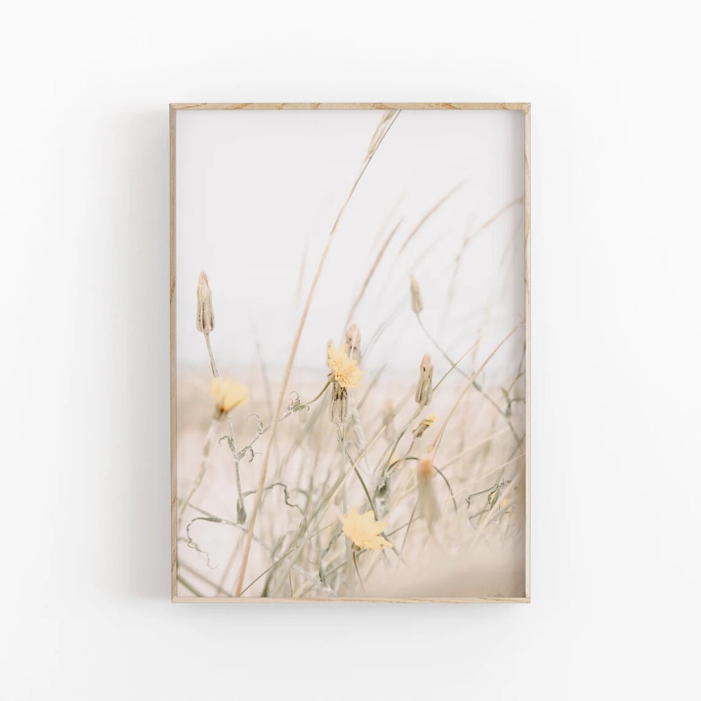 Botanical Neutral Farmhouse Art Poster Premium Quality Choose your Size