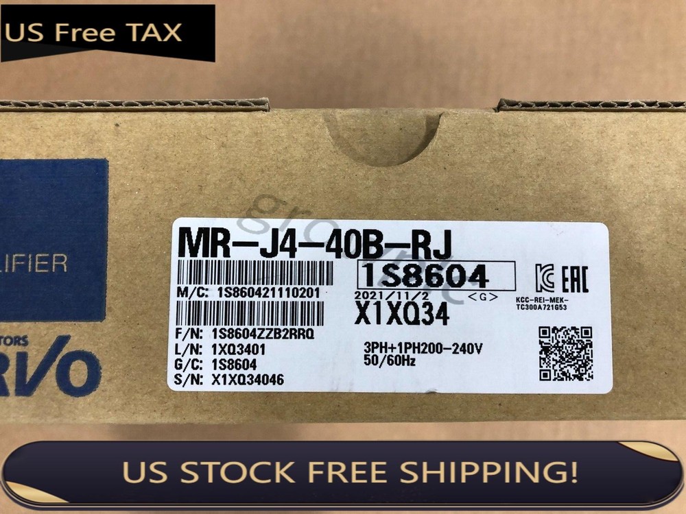 1PC New Mitsubishi MR-J4-40B-RJ Servo Drive MRJ440BRJ