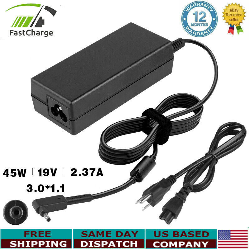 Laptop For Acer Aspire 5 A515-54 A515-54G Ac Adapter Charger & Power Cord 45W