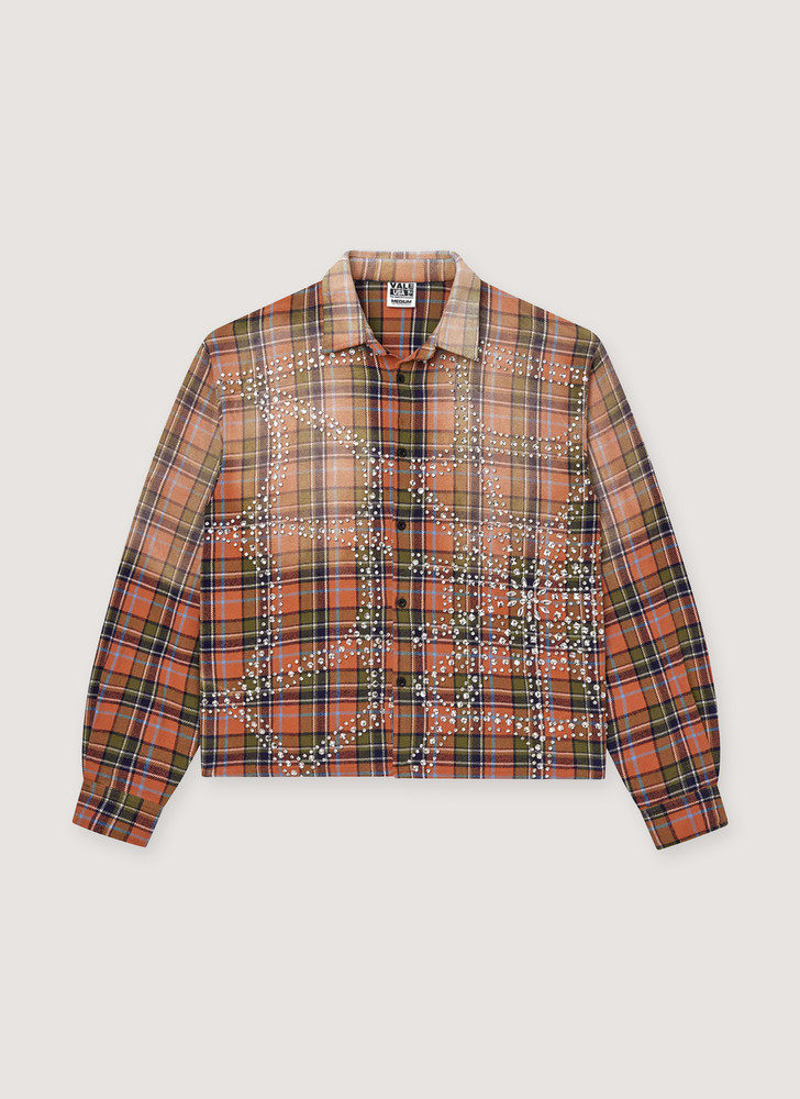 Vale Forever Pumpkin Patch Flannel Orange