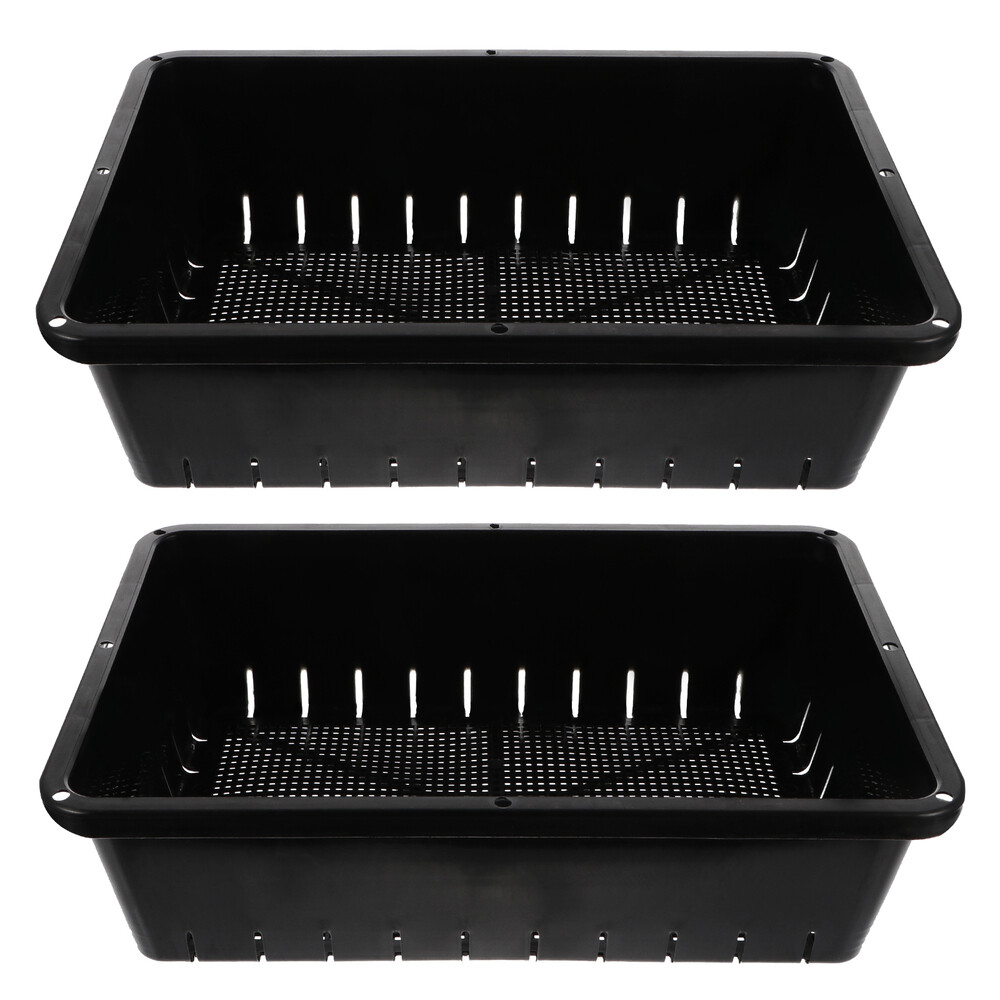 2PCS Trays Starter Tray Plastic Propagation Tray Nursery Tray Propagation Trays