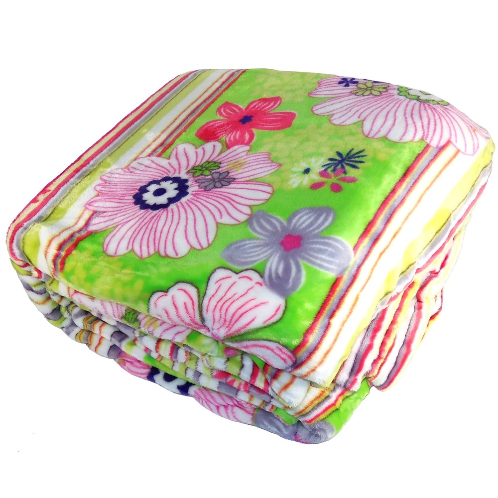 Blossom Flowers Bed Blanket, Twin(60 in x 90 in)