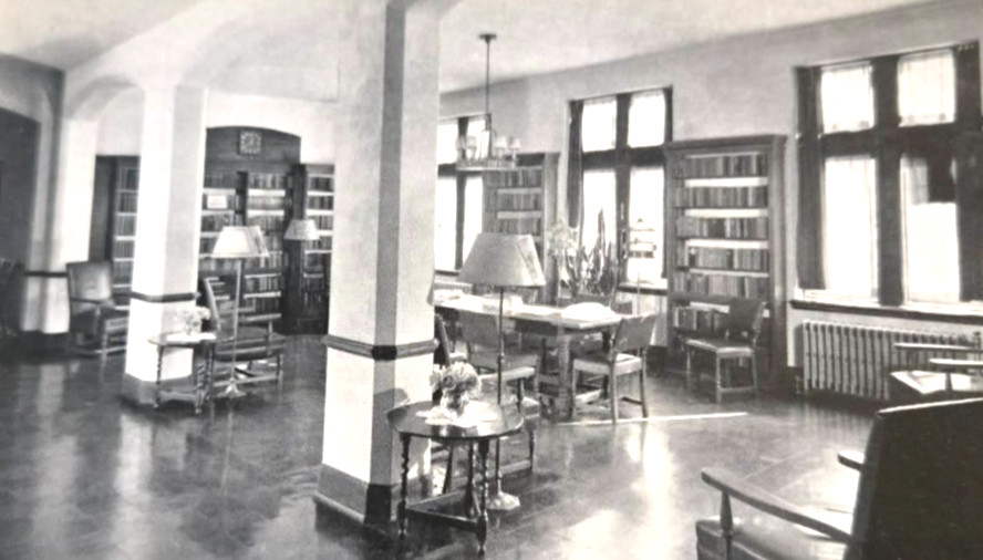 1940 Postcard Library Maryland Masonic Homes Bonnie Blink Hunt Valley