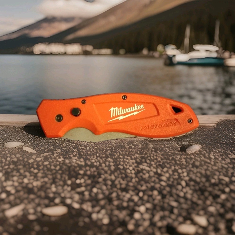 Milwaukee 48-22-1990 Fastback Folding Utility Knife Pocket Clip 0068