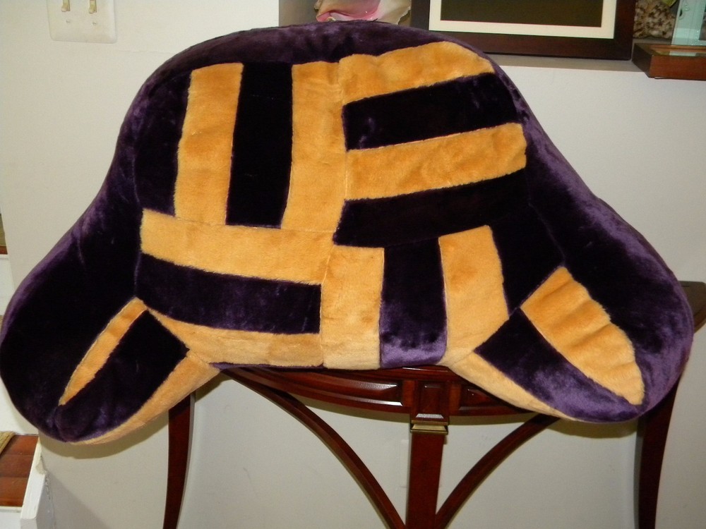 Bed Rest Arm Reading Back Support Husband Bedrest Stuffed Pillow Purple Yellow