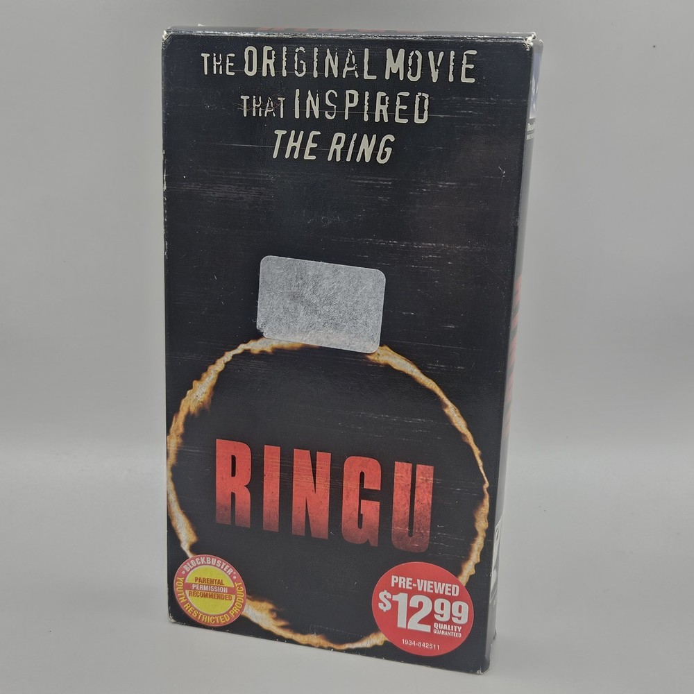 Ringu VHS 2003 Japanese Horror The Original Movie That Inspired the Ring RARE