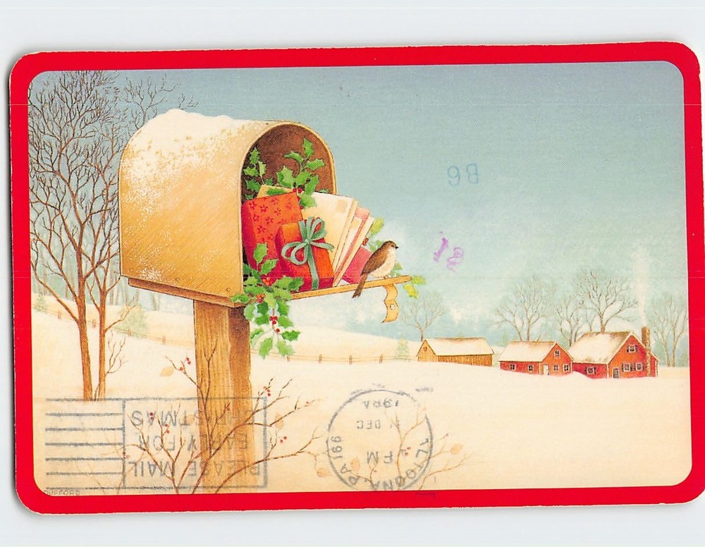Postcard Mailing Gifts Art Print Season's Greetings