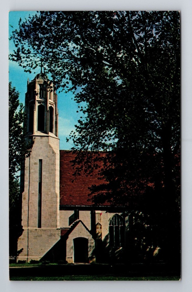 Boys Town NE-Nebraska, Dowd Memorial Chapel, Religion, Vintage Souvenir Postcard
