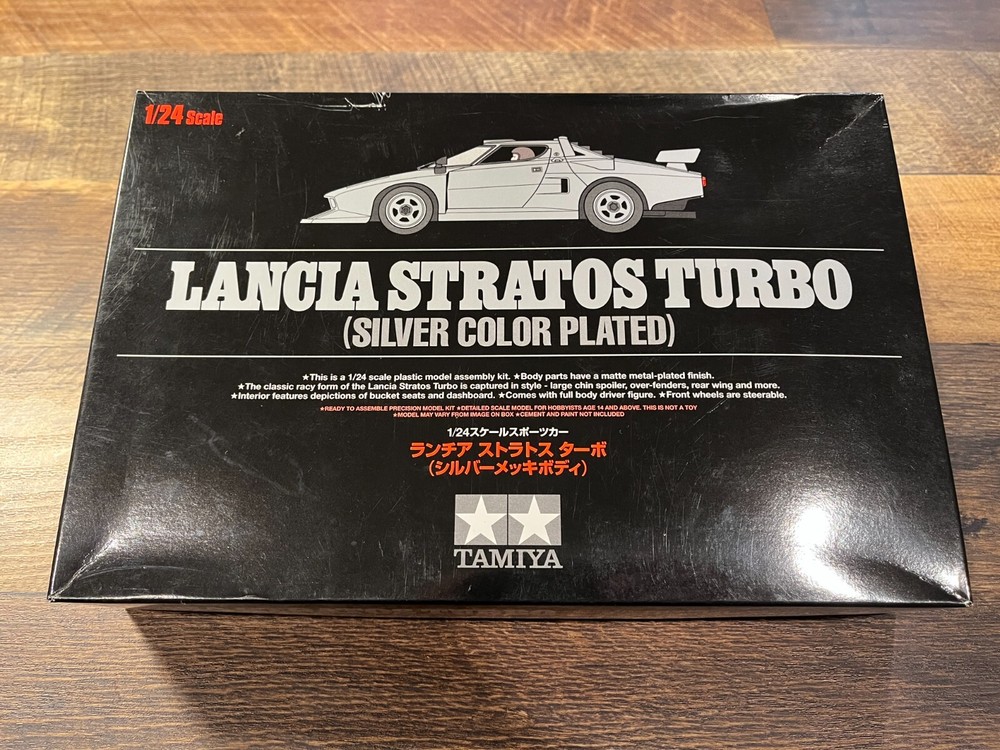 1/24 Tamiya Lancia Stratos Turbo Silver Plated Model Kit