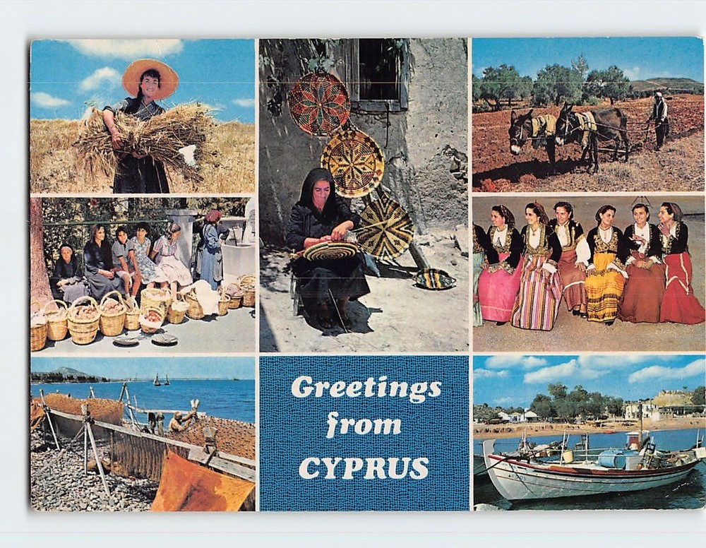 Postcard Scenes & Views Greetings from Cyprus