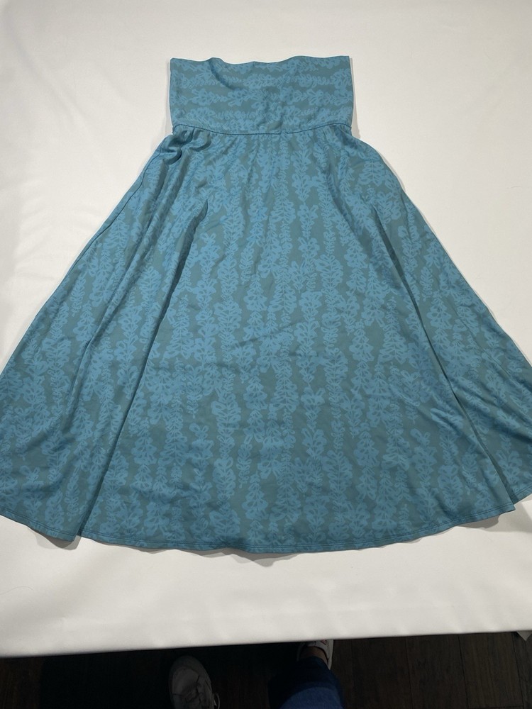 Patagonia Women's Kamala Skirt Midi Blue Size Small Converts To Dress