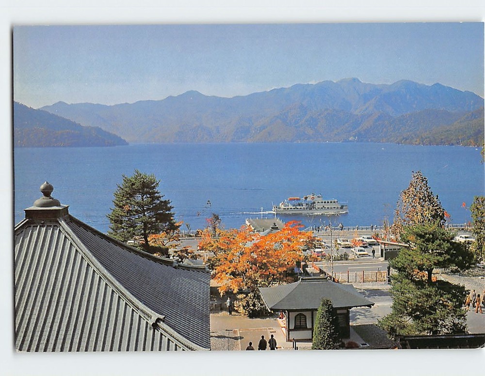 Postcard Lake Chūzenji in Nikko National Park Japan