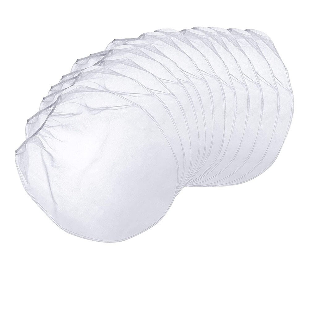 24Pcs 1 Gallon White Fine Mesh Paint Strainer Bags with Elastic Bucket