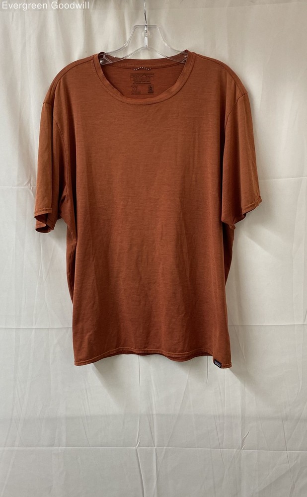 Patagonia Men's Brown Capilene Cool Daily UPF-50 Short Sleeve T-Shirt Size XL