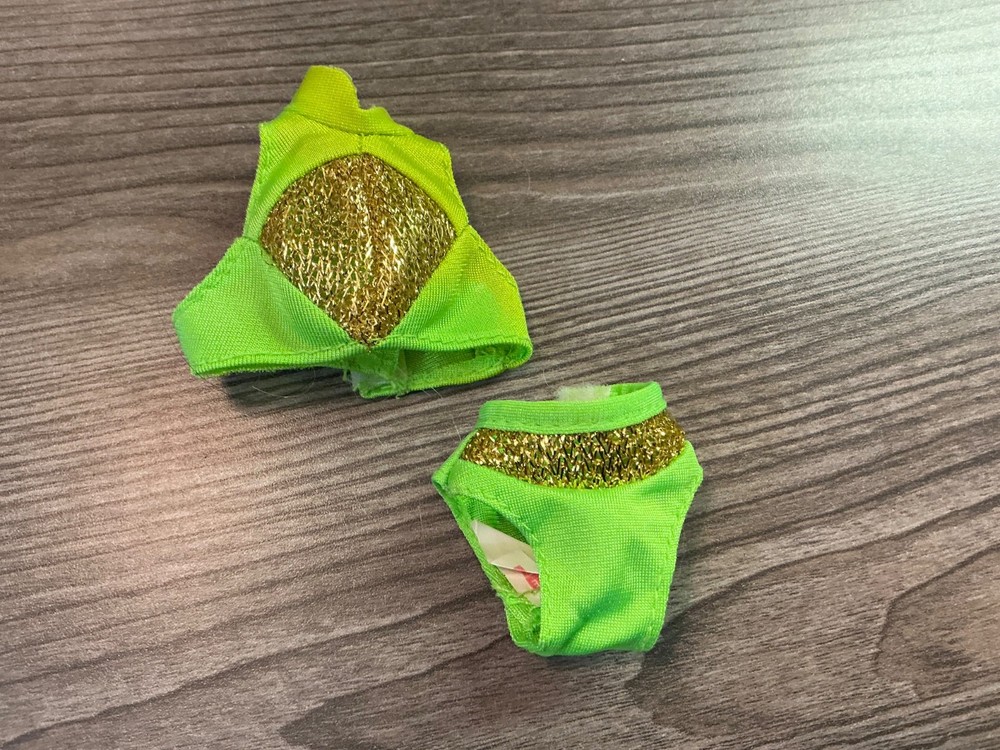 Mattel  Barbie Doll Clothes 2 Piece Swimsuit Bikini Set Lot # 45