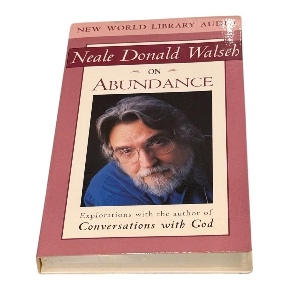 Vintage 1999 Neale Donald Walsch on Abundance Audio Cassette New World Library