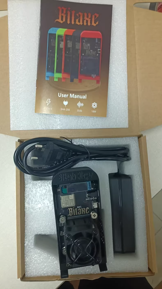 Bitaxe Gamma 601 Solo BTC Miner 1.2TH/s 2.4G WiFi 18W BTC Lottery Miner